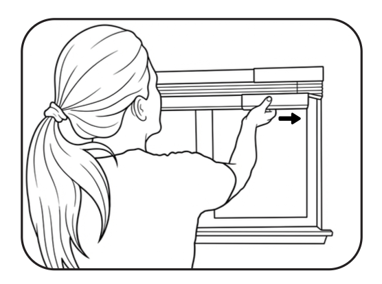 Extending edge rails to seal light gaps